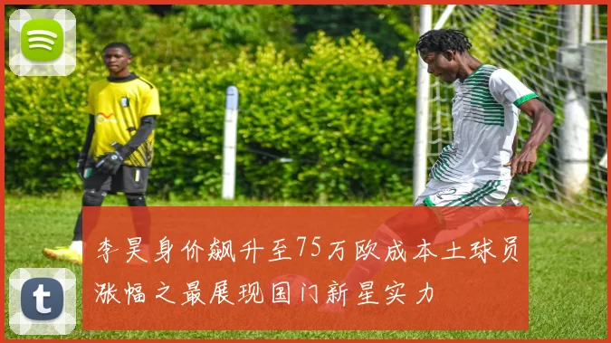 李昊身价飙升至75万欧成本土球员涨幅之最展现国门新星实力